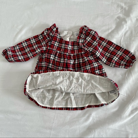 Gap | Baby Gap plaid red dress 12-18 months - Picture 2 of 5